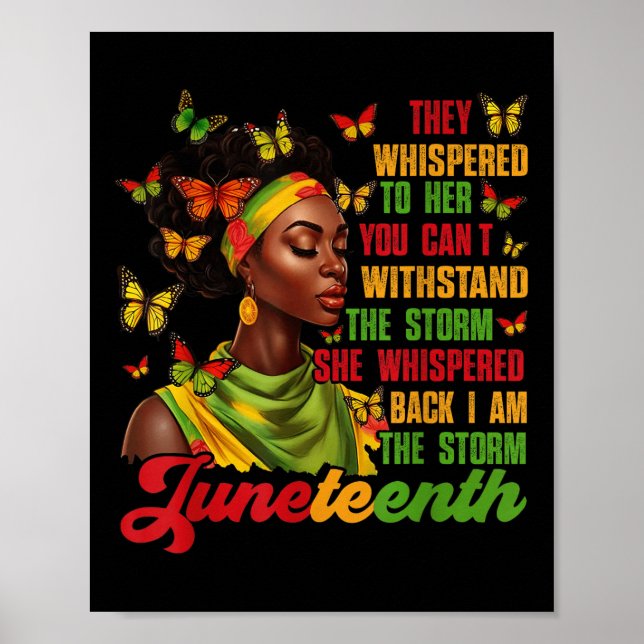 Poster Décimo Junho Eu Sou A Tempestade Mulheres Negras H (Frente)