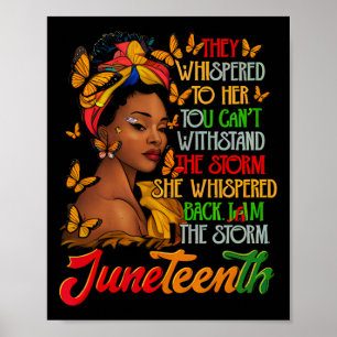 Poster Décimo Junho Eu Sou A Tempestade Mulheres Negras H