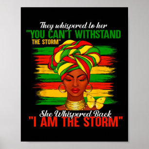 Poster Décimo Junho Eu Sou A Tempestade Mulheres Negras H