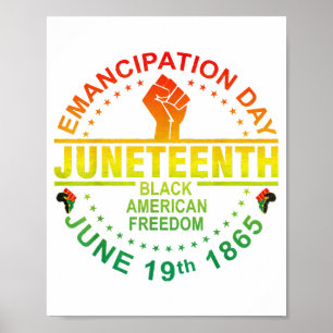 Poster Décimo-Junto Africano Livre Negro 1865