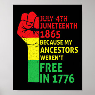 Poster Décimo Junto Meus Ancestrais Orgulho Negro African