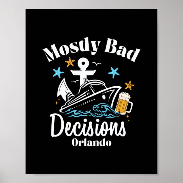 Poster Decisões Mostly D Orlando Spring Break  (Frente)