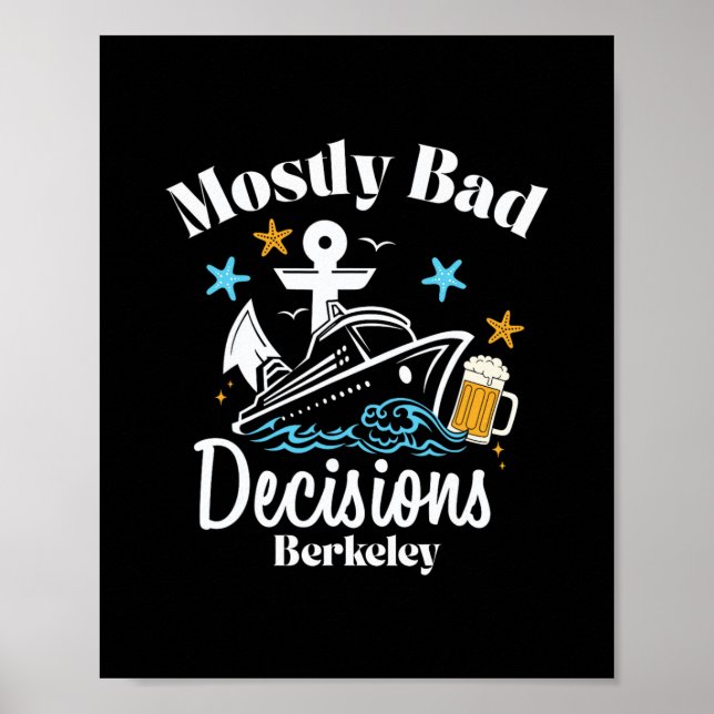 Poster Decisões Principalmente D Berkeley Spring Break (Frente)