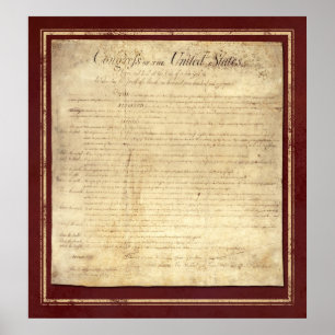 Pôster Declaração de Direitos