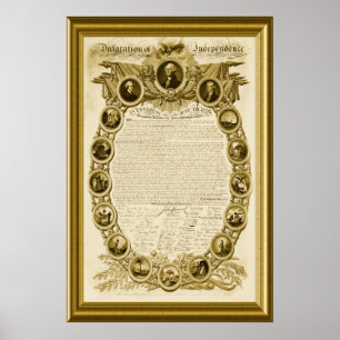 Pôster Declaração de independência