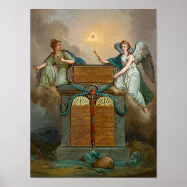 Poster Declaração dos Direitos do Homem e dos Cidadãos (Frente)