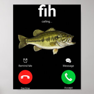 Poster Declinar chamada de Fih Aceitar Chamada de Telefon