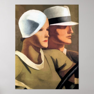 Poster Deco art Dirija Minha Pintura de Carro
