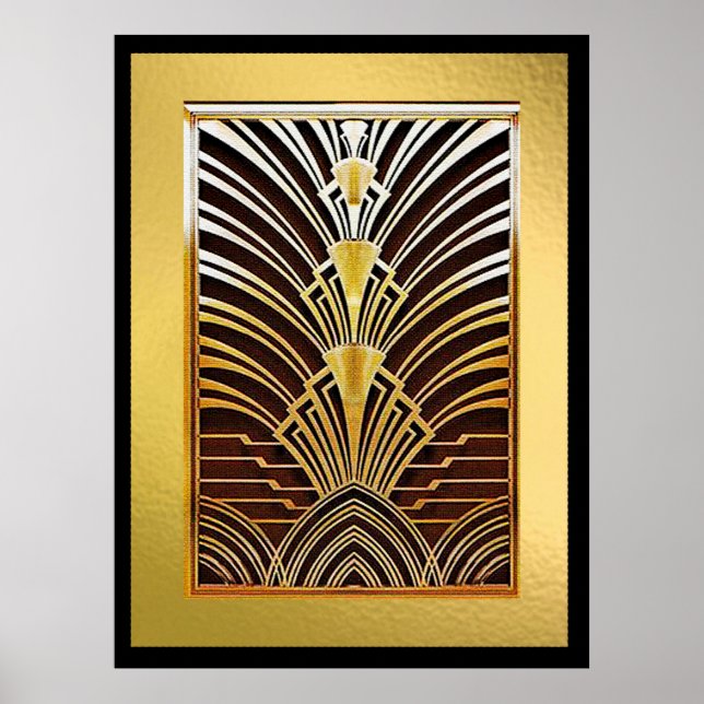 Poster Deco de Arte Luxuosa (Frente)