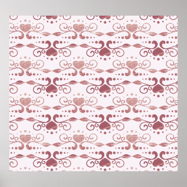 Poster Deco de arte, papel de parede elegante. (Frente)