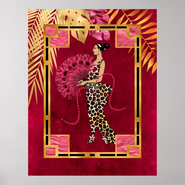 Poster Deco de Estilo Africano (Frente)