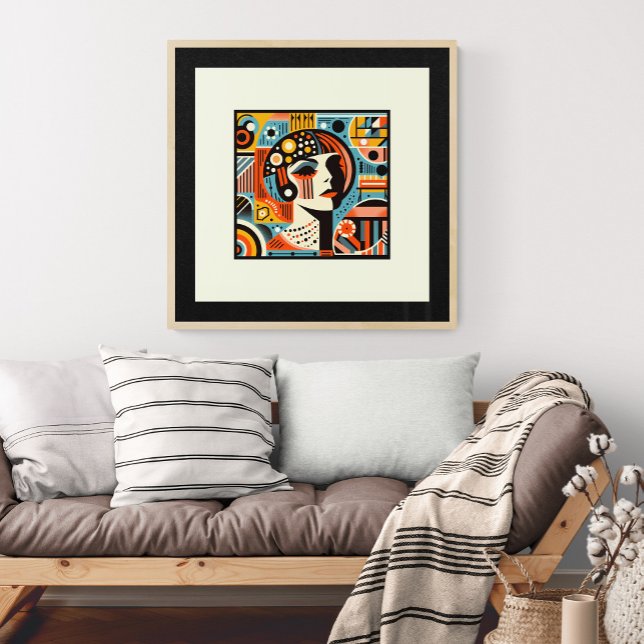 Poster Deco Diva: Um tributo geométrico (Criador carregado)