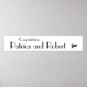 Pôster Deco parisiense que Wedding