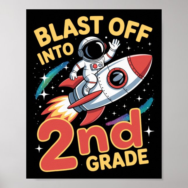 Poster Decolar para a 2ª Série Espaço de Volta às Aulas S (Frente)