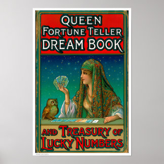 POSTER DECOR: CAPA DE LIVRO ANTIGO ADIVINHA