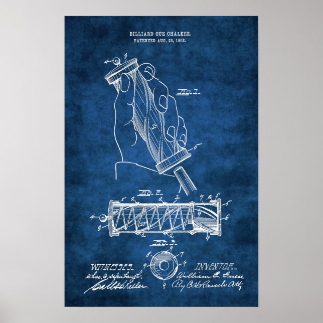 Poster Decor da Sala de Piscinas nº 12 das patentes Billi (Frente)