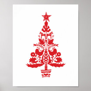 Poster Decor de Feriado de Natal escandinavo