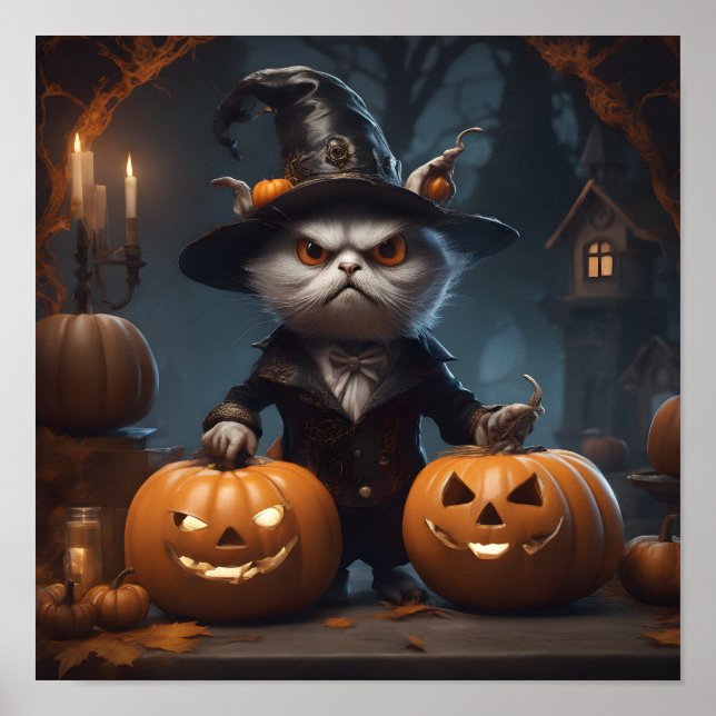Poster decor de halloween (Frente)