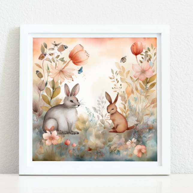 POSTER DECOR DE NURÉRIA DE TERRA INCHANTE (ENCHANTED WOODLAND NURSERY DECOR)