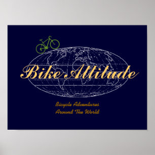 Poster decor de parede de bicicleta