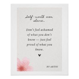 Pôster Decor de Parede Motivacional