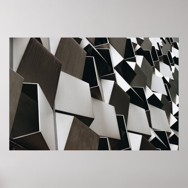 POSTER DECOR DE PAREDE QUEBRADA E PRETA (Frente)