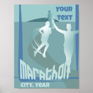 Poster Decor do muro da Marathon