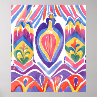 Poster decor romeno tradicional