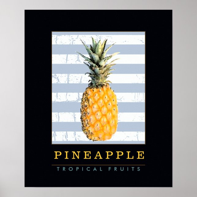 Pôster decoração com frutas (Frente)