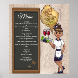 Poster Decoração criativa de café mágico
