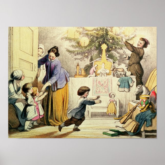 Poster Decoração da Árvore de Natal (Frente)