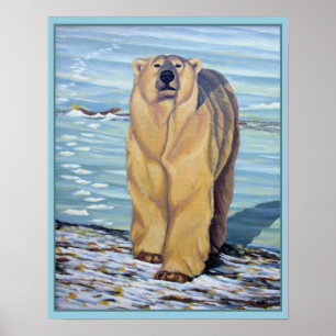 Poster Decoração da casa dos animais selvagens do