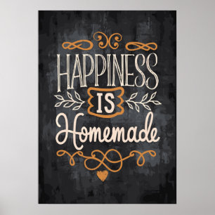 Poster Decoração da cozinha Inspiracional -