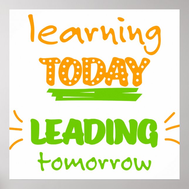 Poster Decoração da sala de aula (Frente)