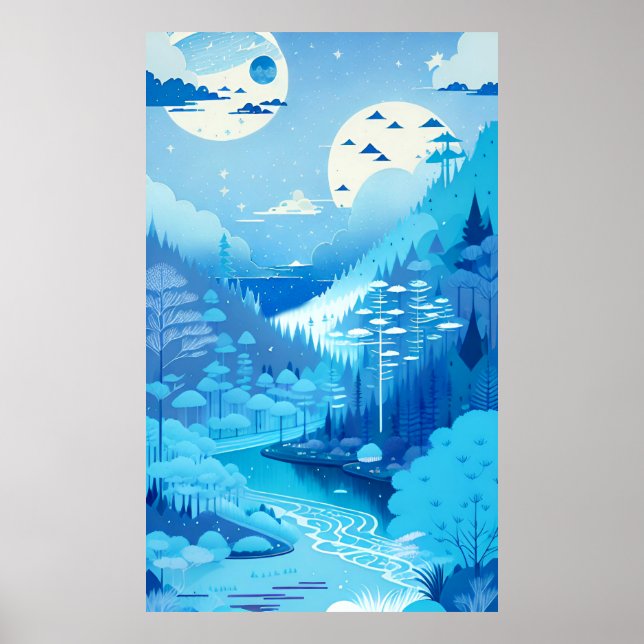 Poster decoração da sala de estar Seattle, Califórnia, 5 (Frente)