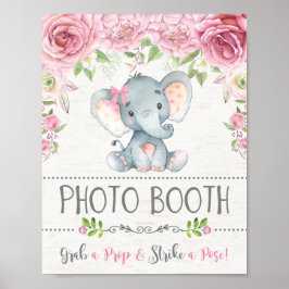 Poster Decoração de adereços para cabine de fotos com ele