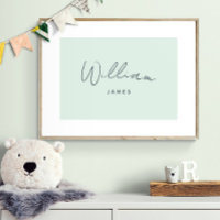 Decoração de Berçário com Nome Personalizado de Be