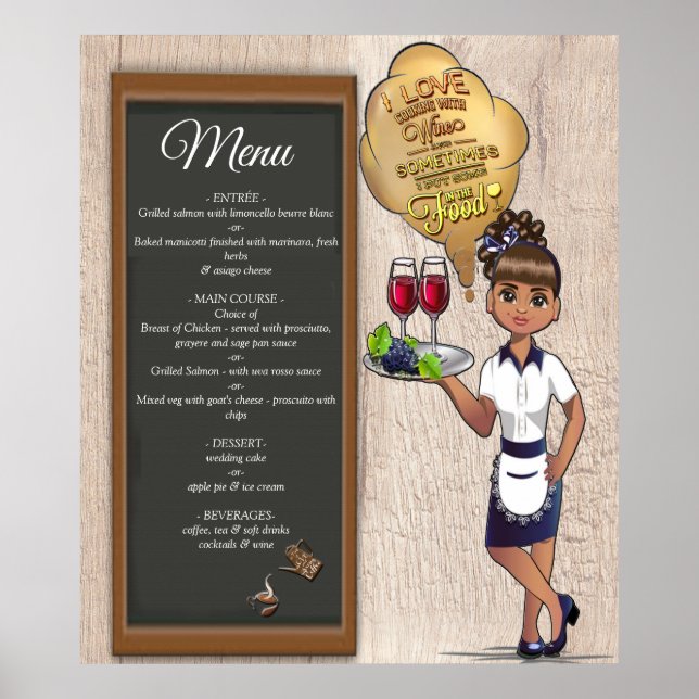 Poster Decoração de café mágico criativo (Frente)