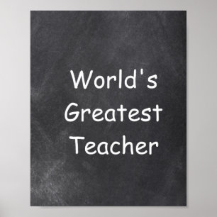 Poster Decoração de Classe para o Melhor Professor do Mun