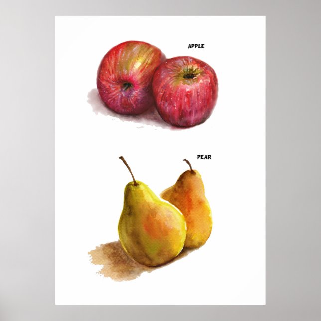 Poster Decoração de cozinha (Frente)