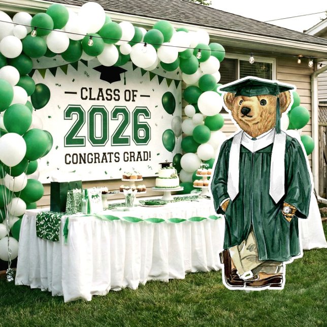 Poster Decoração de Festa de Formatura Imprimível Urso da (Criador carregado)