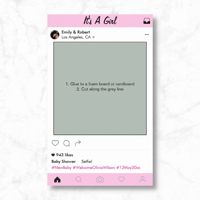 Pôster Decoração de Moldura para Booth de Fotos de Festa  (Criador carregado)