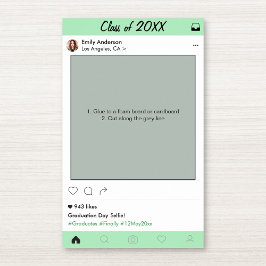 Pôster Decoração de Quadro para Foto Booth de Propaganda 