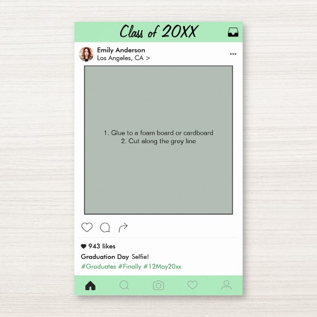 Pôster Decoração de Quadro para Foto Booth de Propaganda  (Criador carregado)