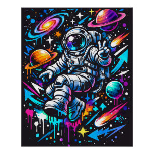 Pôster Decoração de Quarto de Sonho Colorido