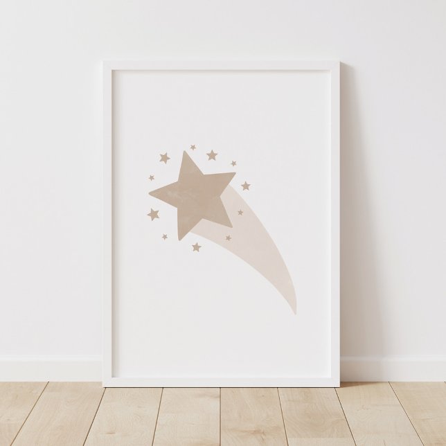 Poster Decoração de Sala de Estrelas Cadentes Neutras par (Criador carregado)