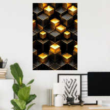 Decoração de Sala de Tecnologia com Circuitos Geom