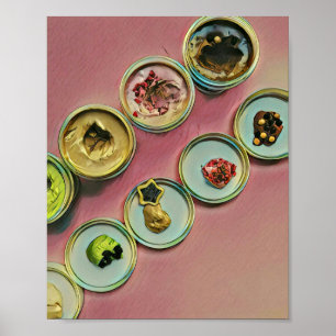 Poster decoração do compro de sorvetes