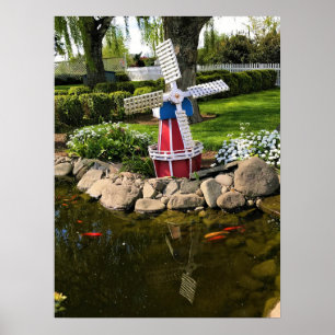Poster Decoração do Jardim de Moinhos