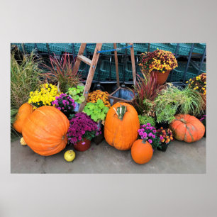 Poster Decoração do outono